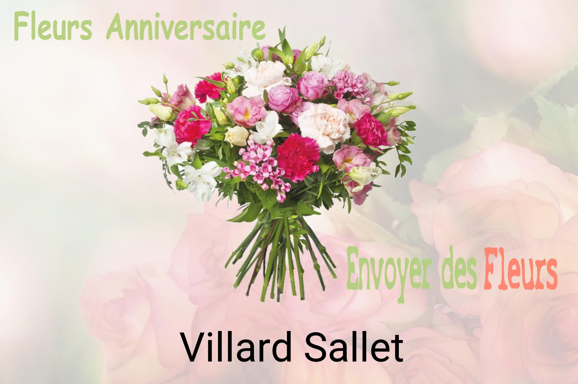Bouquet de fleurs d’anniversaire livré à Villard-Sallet